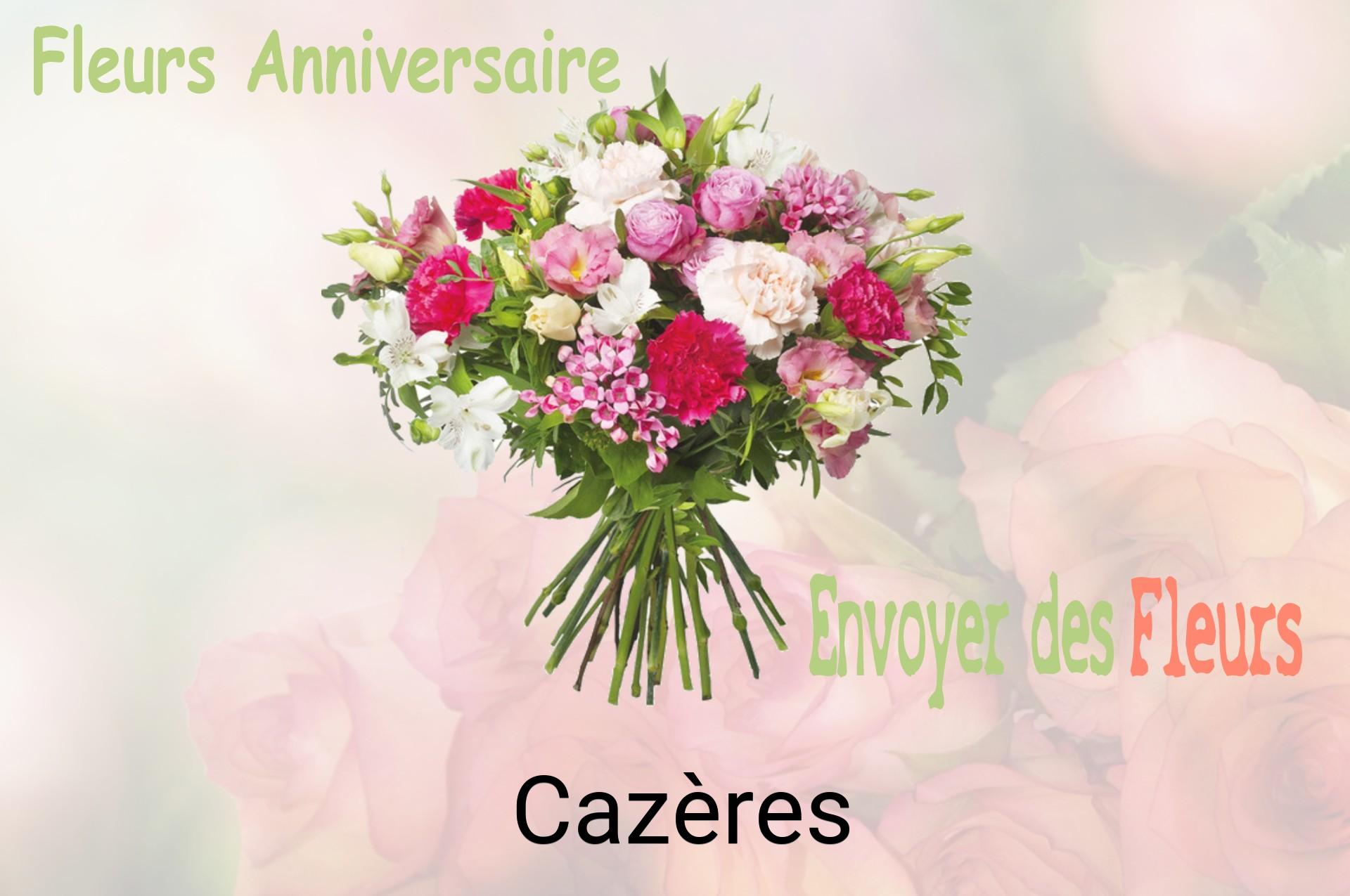 Bouquet de fleurs d’anniversaire livré à Cazères